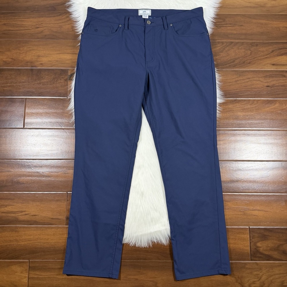 Southern Tide Men's Size 38 Navy Blue Five Pocket Intercoastal Performance Pants